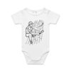 AS Colour - Organic Baby 'Mini-me' Onesie Romper Thumbnail